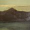 Large Lake Landscape, 1800s, Oil on Plywood, Framed 7