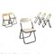 Metal Folding Chairs, 1970s, Set of 6 1