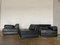 Black Leather DS76 Modular Sofa Daybed from de Sede 15