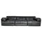 Black Leather DS76 Modular Sofa Daybed from de Sede 4