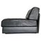 Black Leather DS76 Modular Sofa Daybed from de Sede 8
