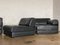 Black Leather DS76 Modular Sofa Daybed from de Sede 17