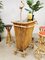 Tiki Style Bamboo & Rattan Cocktail Bar & Stools, 1960s, Set of 3 4