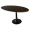 Oval Table with Black Glass Top Turns Into Full Length Mirror 1