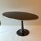Oval Table with Black Glass Top Turns Into Full Length Mirror 4