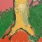 Rafael, grande dipinto espressionista colorato, olio su tela, anni '80, Immagine 5