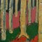 Rafael, Große Expressionistische Bunte Birke Landschaftsmalerei, 1980er, Öl auf Leinwand, Gerahmt 2
