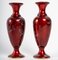 Art Nouveau Red Enamel Vases, Set of 2, Image 5