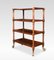 Four Tier Drinks Trolly in Mahogany 3