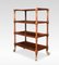 Four Tier Drinks Trolly in Mahogany, Image 3