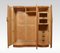 Three Door Compactum Wardrobe in Walnut 5