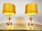 French Pineapple Table Lamps from Maison Charles, 1960s, Set of 2 5