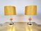 French Pineapple Table Lamps from Maison Charles, 1960s, Set of 2 3