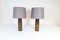 Mid-Century Modern Swedish Brutalist Table Lamps in Ceramic, 1970s, Set of 2 4
