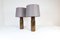 Mid-Century Modern Swedish Brutalist Table Lamps in Ceramic, 1970s, Set of 2 9