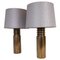 Mid-Century Modern Swedish Brutalist Table Lamps in Ceramic, 1970s, Set of 2, Image 1