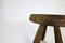 Swedish Sculptural Stool in Stained Pine by Ingvar Hildingsson, 1970s, Image 10