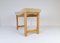 Tabouret Scandinave en Pin et Peau de Mouton, Suède, 1970s 7