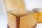 Taburetes suecos Art Déco de abedul lacado y asiento de caoba y piel de oveja, años 40. Juego de 2, Imagen 10