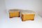 Art Deco Swedish Stools in Lacquered Birch and Mahogany and Sheepskin Seat, 1940s, Set of 2, Image 5