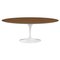 Tulip Oval Table with Walnut Top by Knoll & Eero Saarinen 1