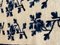 20th Century Chinese Handmade Blue and White Floral Peking Rug, 1930 6