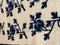 20th Century Chinese Handmade Blue and White Floral Peking Rug, 1930, Image 6