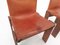 Italian Monk Chairs in Cognac Leather by Afra & Tobia Scarpa, 1970s, Set of 4 4