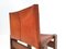 Italian Monk Chairs in Cognac Leather by Afra & Tobia Scarpa, 1970s, Set of 4 11