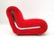 Italian Red Boomerang Easy Chairs by Rodolfo Bonetto, 1960s 8