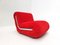 Italian Red Boomerang Easy Chairs by Rodolfo Bonetto, 1960s 5