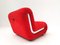 Italian Red Boomerang Easy Chairs by Rodolfo Bonetto, 1960s 9