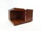 Mid-Century Modern Italian Square Storage Coffee Table in Wood, 1960s 4