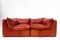 Mid-Century Modern Italian Leather Sofa by Mario Bellini, 1970s, Image 8