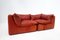 Mid-Century Modern Italian Leather Sofa by Mario Bellini, 1970s, Image 4