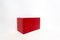 Cassettiera Mid-Century moderna laccata rossa, anni '60, Immagine 9