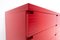 Mid-Century Modern Red Lacquered Chest of Drawers, 1960s, Image 8