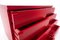 Mid-Century Modern Red Lacquered Chest of Drawers, 1960s, Image 6