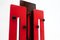 Mid-Century Italian Red Modulable Coat Rack by Carlo Di Carli for Fiarm, 1960s 4