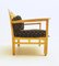 Mid-Century Italian Armchair in Pine by Giorgetti, 1950s, Image 4