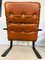 Fauteuils Mid-Century en Faux Cuir Cognac et Palissandre, Danemark 3