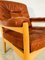 Sillones suecos Mid-Century de cuero coñac de Gote Mobler, Imagen 6