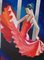 Frank Hill, The Red Dancer, mediados del siglo XX, óleo a bordo, Imagen 3