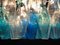 Murano Glas Farbiger Kronleuchter im Stil von Carlo Scarpa, 2er Set 10