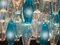 Murano Glas Farbiger Kronleuchter im Stil von Carlo Scarpa, 2er Set 6