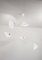 Moderne weiße fünfarmige Spider Deckenlampe von Serge Mouille 2