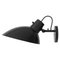 Fifty Black and Black Wall Lamp by Victorian Viganò for Astep 1