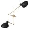 Fifty Twin Black Wall Lamp by Victorian Viganò by Astep, Image 1