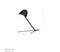 Lámpara de mesa Cocotte Mid-Century moderna en negro de Serge Mouille, Imagen 8