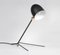 Lámpara de mesa Cocotte Mid-Century moderna en negro de Serge Mouille, Imagen 4